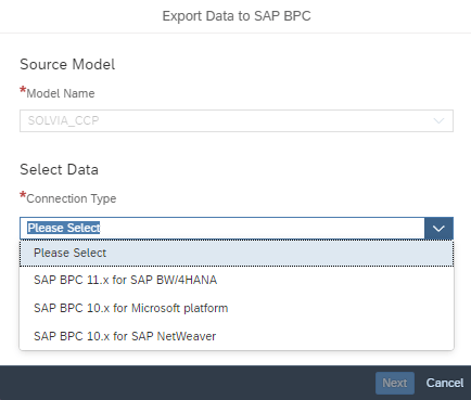 SAP BPC functionalities